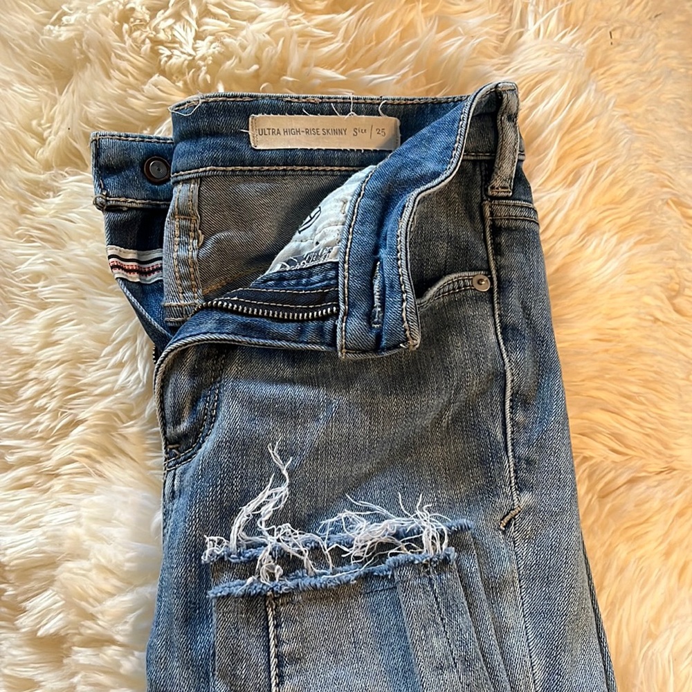 Anthropologie exclusive Pilcro Ultra High Rise Skinny Jeans